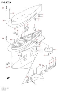 DF200Z From 20001Z-680001 (E01 E40)  2006 drawing GEAR CASE (DF200T,DF200WT,DF225T,DF225WT,DF250T)