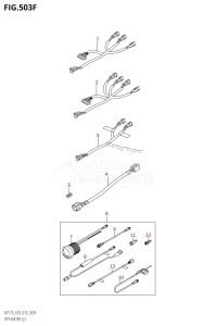 DF150ZG From 15002Z-510001 (E03)  2015 drawing OPT:METER (2) (DF175TG:E03)