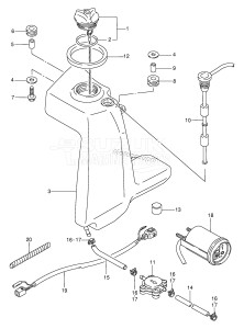 DT85TC From 8501-011001 ()  1991 drawing OIL TANK (TC)