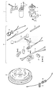 DT15 From 01501-651001 ()  1996 drawing OPTIONAL : STARTER MOTOR