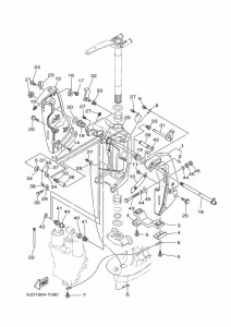 LF250UCA-2019 drawing FRONT-FAIRING-BRACKET