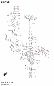 DF30A From 03003F-510001 (P01 P40)  2015 drawing SWIVEL BRACKET (DF30AQ:P01)