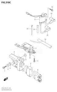 DF9.9A From 00994F-710001 (P03)  2017 drawing RECTIFIER /​ IGNITION COIL (DF9.9A:P03)