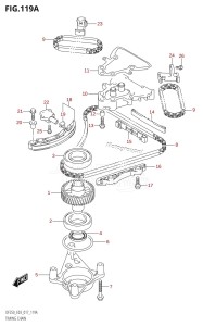 DF250Z From 25003Z-710001 (E03 E40)  2017 drawing TIMING CHAIN (DF200T:E03)