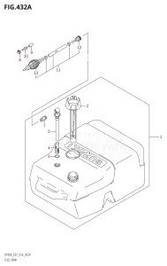 07003F-610001 (2016) 70hp E01 E40-Gen. Export 1 - Costa Rica (DF70A  DF70ATH) DF70A drawing FUEL TANK