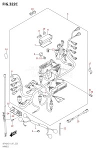 DF140AZ From 14003Z-710001 (E11 E40)  2017 drawing HARNESS (DF115AT:E40)