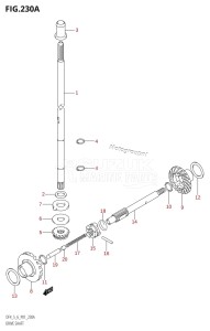 DF6 From 00601F-980001 (P01)  2009 drawing DRIVE SHAFT