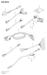 DF100A From 10003F-510001 (E03)  2015 drawing OPT:HARNESS