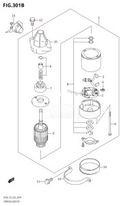 DF50 From 05001F-780001 (E03)  2007 drawing STARTING MOTOR (K1,K2,K3,K4)