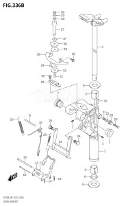 01504F-140001 (2021) 15hp P01-Gen. Export 1 (DF15A   DF15AR   DF15AT   DF15ATH) DF15A drawing SWIVEL BRACKET (DF20A:P40)