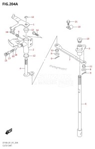 DF115AZ From 11503Z-510001 (E01 E40)  2015 drawing CLUTCH SHAFT