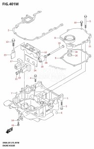 DF50A From 05004F-510001 (E01)  2015 drawing ENGINE HOLDER (DF60ATH:E40)