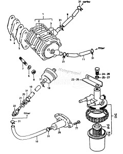 DT9.9 From F-10001 ()  1985 drawing FUEL PUMP