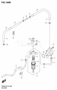 DF200A From 20003F-510001 (E01 E40)  2015 drawing FUEL PUMP (DF200AT:E40)