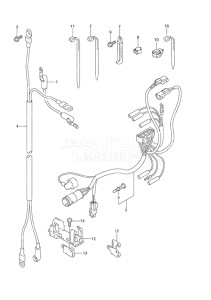 Outboard DF 25 drawing Harness