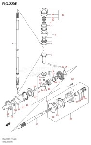 DF200 From 20002F-410001 (E01 E40)  2014 drawing TRANSMISSION (DF225T:E01)