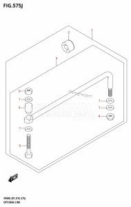 DF40A From 04003F-610001 (E01 E34)  2016 drawing OPT:DRAG LINK (DF60AVTH:E01)