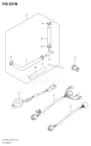 DF250 From 25005Z-040001 (E40)  2020 drawing OPT:HARNESS (022,023)