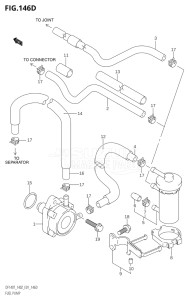 14001Z-780001 (2007) 140hp E01 E40-Gen. Export 1 - Costa Rica (DF140WZK7  DF140ZK7) DF140 drawing FUEL PUMP ((DF140WT,DF140WZ):(K6,K7,K8,K9,K10,011))