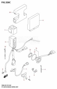 DF40A From 04003F-910001 (E01)  2019 drawing PTT SWITCH /​ ENGINE CONTROL UNIT (DF40AST:E34)