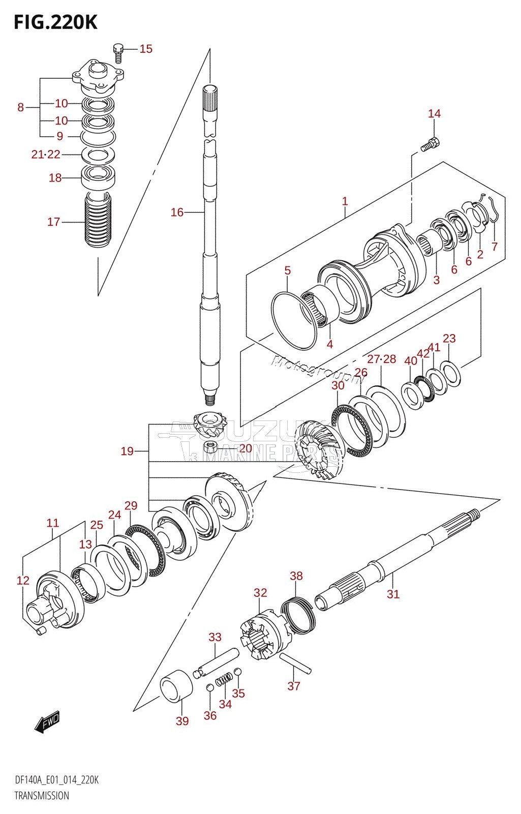 TRANSMISSION (DF140AZ:E40)