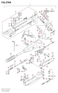 DF90 From 09001F-371001 (E01)  2003 drawing OPT:TILLER HANDLE (K1,K2,K3)