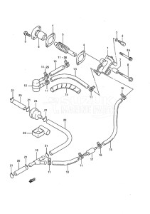 Outboard DT 8c drawing Oil Pump