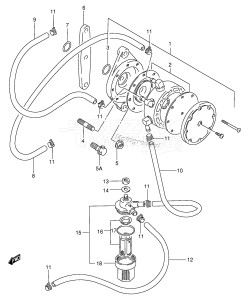 DT140 From 14003-971001 ()  1999 drawing FUEL PUMP (MODEL:86~94)