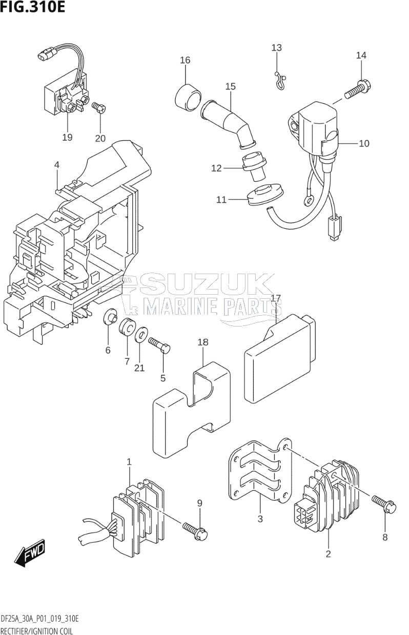 RECTIFIER / IGNITION COIL (DF30AQ)