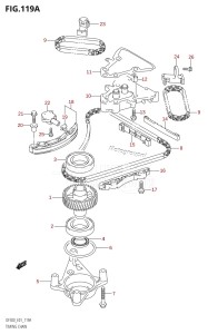 DF300Z From 30001Z-980001 (E01 E40)  2009 drawing TIMING CHAIN