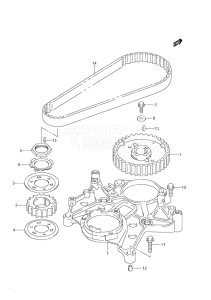 Outboard DF 9.9 drawing Timing Belt