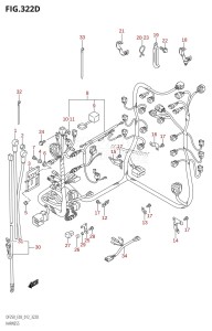 DF250Z From 25003Z-210001 (E03)  2012 drawing HARNESS (DF225Z:E03)