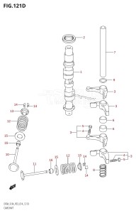 DF9.9A From 00994F-410001 (P03)  2014 drawing CAMSHAFT (DF9.9AR:P03)