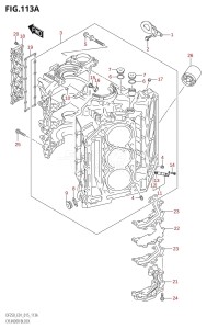 DF200Z From 20002Z-510001 (E01 E40)  2015 drawing CYLINDER BLOCK