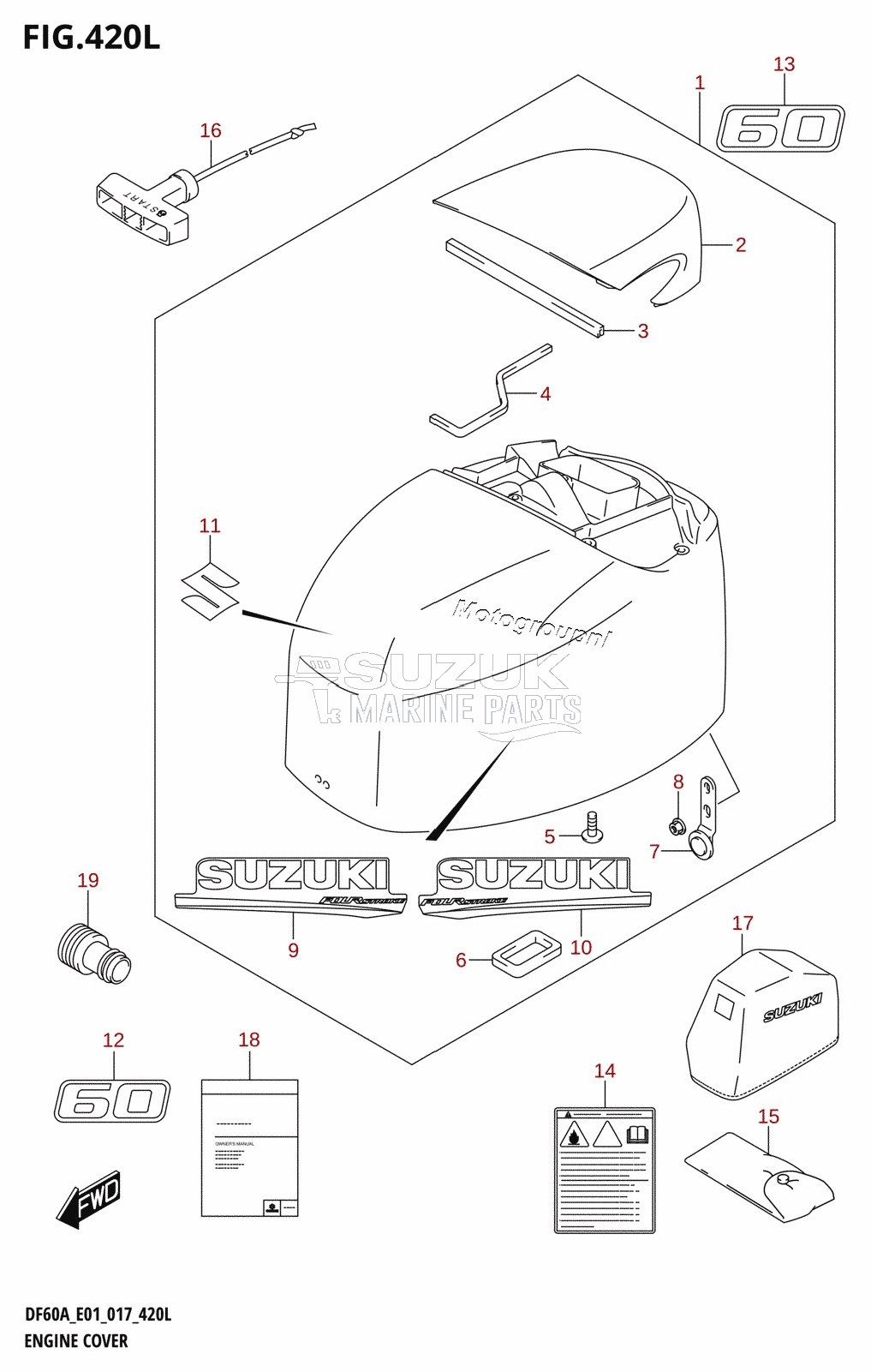 ENGINE COVER (DF60ATH:E01)