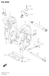 DF200Z From 20002Z-810001 (E03)  2018 drawing CLAMP BRACKET (X-TRANSOM,XX-TRANSOM)