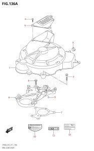 06002F-710001 (2017) 60hp E03-USA (DF60A) DF60A drawing RING GEAR COVER