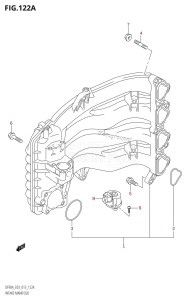 DF80A From 08002F-310001 (E03)  2013 drawing INTAKE MANIFOLD