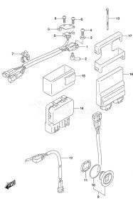 DF 150A drawing PTT Switch/Engine Control Unit