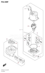 DF115AST From 11504F-610001 (E03)  2016 drawing PTT MOTOR (DF140AT:E11)