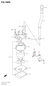 DF150 From 15002F-410001 (E01 E40)  2014 drawing WATER PUMP (DF175Z:E01)