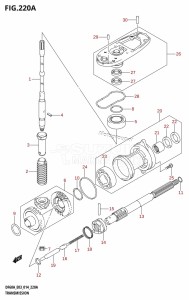 DF60A From 06003F-410001 (E03)  2014 drawing TRANSMISSION (DF40A)