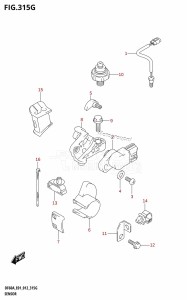 DF40A From 04003F-210001 (E01)  2012 drawing SENSOR (DF60A:E40)