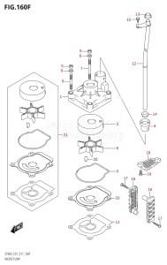 05004F-710001 (2017) 50hp E01-Gen. Export 1 (DF50AVT  DF50AVTH) DF50A drawing WATER PUMP (DF50ATH:E01)