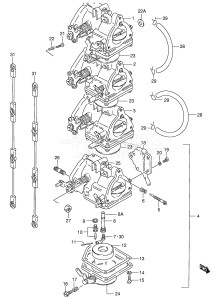 DT115 From 11502-811083 ()  1988 drawing CARBURETOR (DT115)