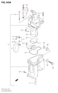 DF50 From 05001F-421001 (E03)  2004 drawing FUEL VAPOR SEPARATOR (X)