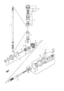 DF 250 drawing Transmission (DF 250S)