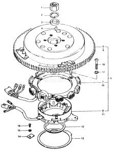 DT85 From 8501-001001 ()  1986 drawing MAGNETO