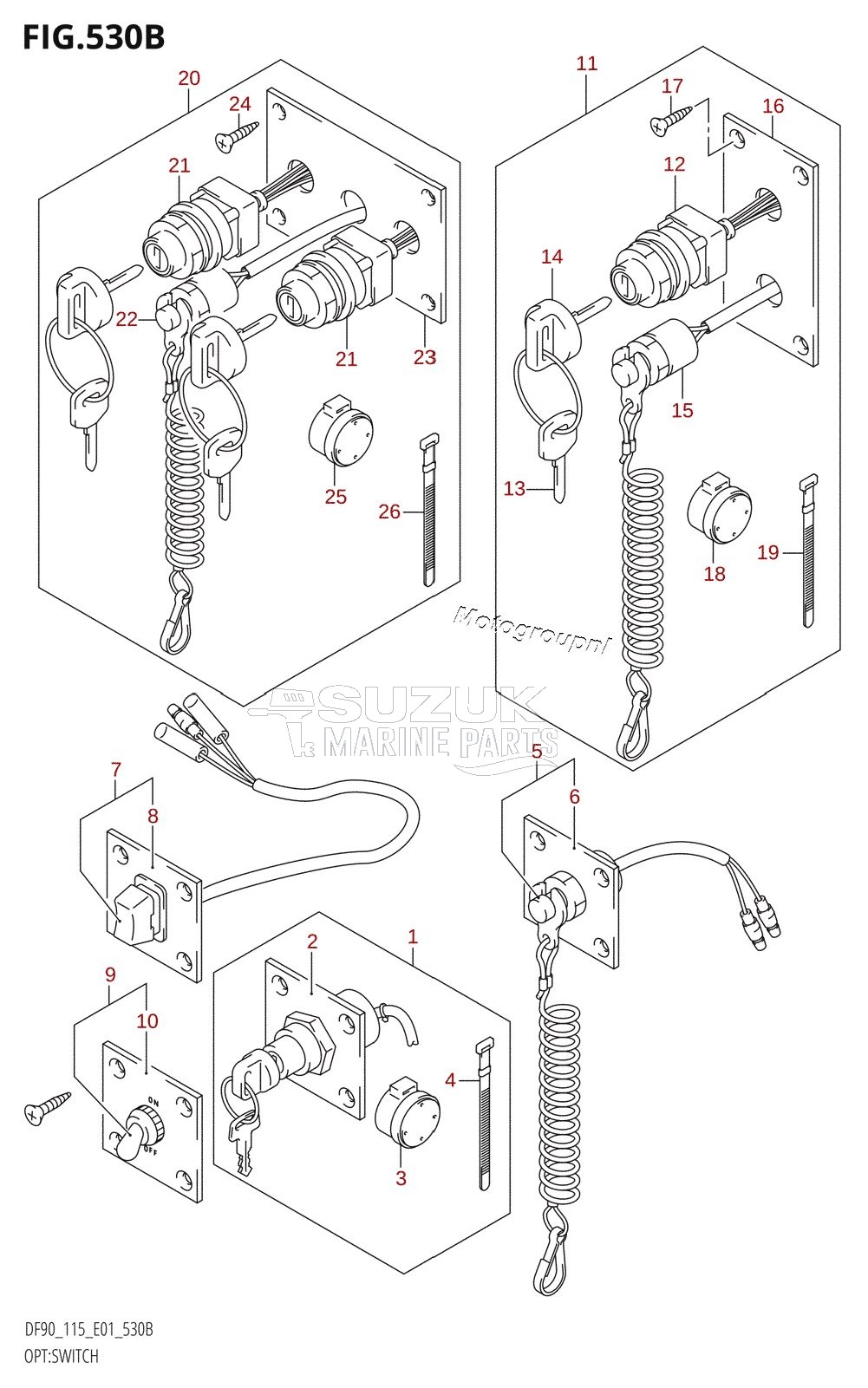 OPT:SWITCH (K5,K6,K7,K8,K9,K10,011)