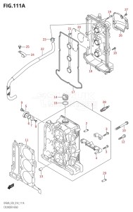 06003F-410001 (2014) 60hp E03-USA (DF60AVT) DF60A drawing CYLINDER HEAD (DF40A)